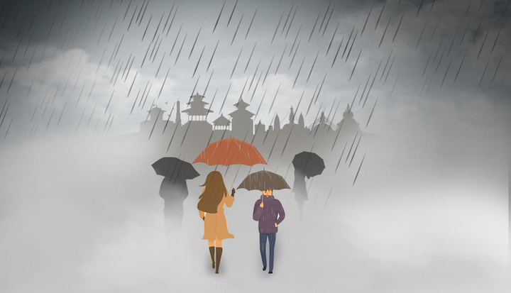 मनसुनी वायुका कारण मौसममा सुधार हुन अझै केही दिन लाग्ने