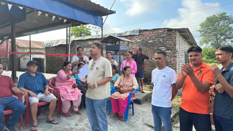 शान्ति ज्योती युवा समाजको कार्यालय उद्घाटन