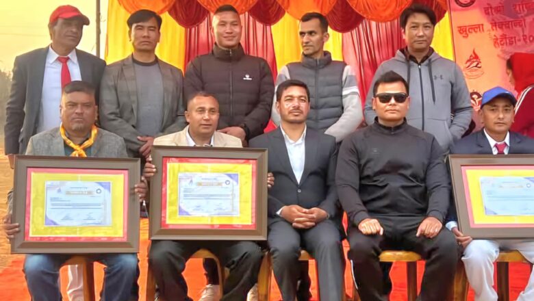 सोनितपुर तेक्वान्दो डोजाङ काठमाडौं टीम प्रथम