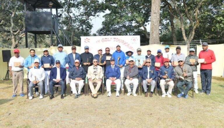 सेना दिवसको अवसरमा आयोजित अन्तर सदस्यीय  गल्फ प्रतियोगिता सम्पन्न